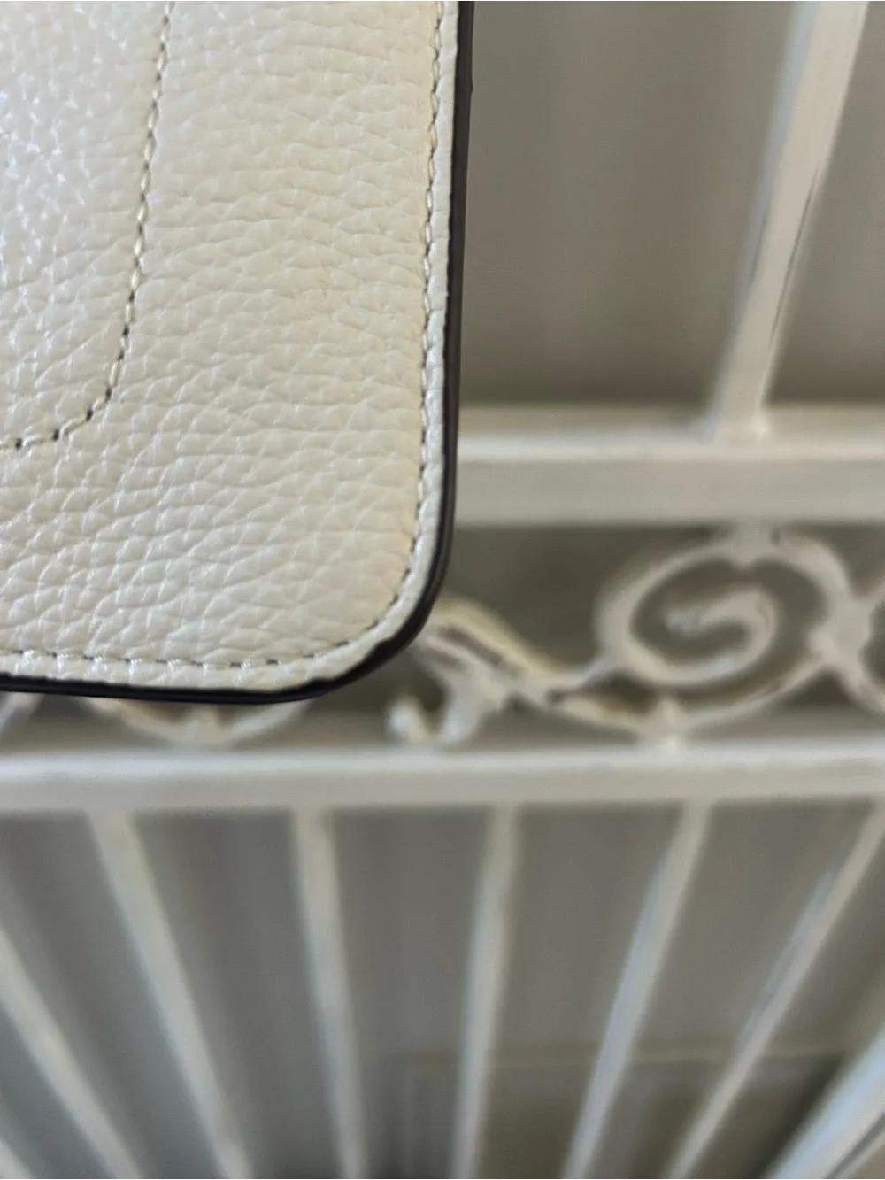 Women's Cream Crossbody Bag with Tassel Accent